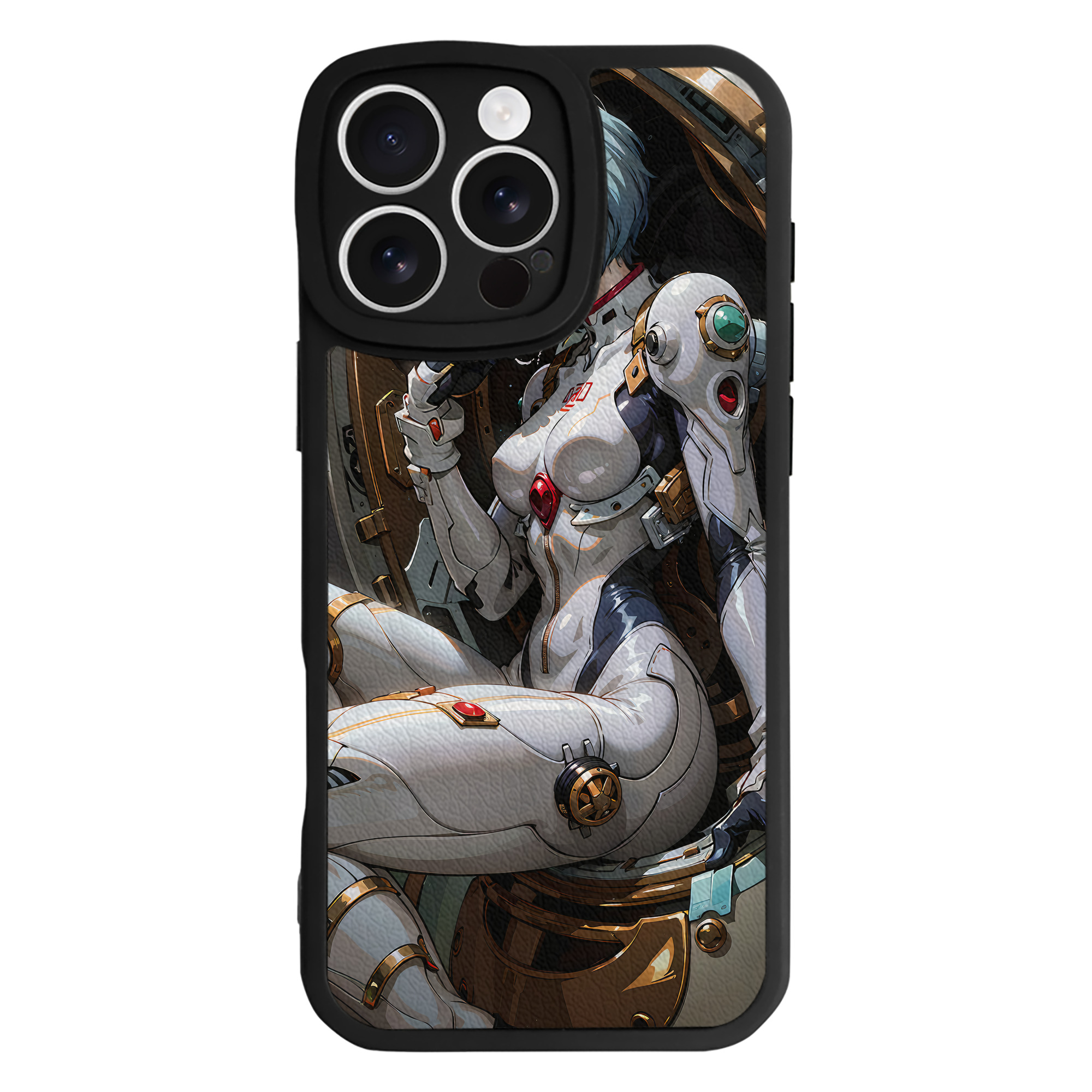 （画像用） EVA 新世紀エヴァンゲリオン 【iPhone 16シリーズ対応】シリコンスマホケース（レザー調） 材質：シリコン